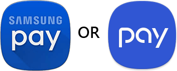 Samsung Pay or Pay Logos