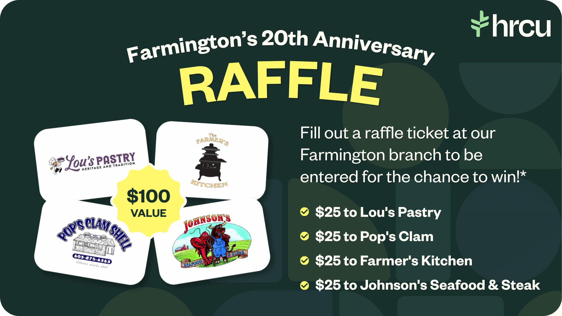 Farmington Celebration Raffle Graphic
