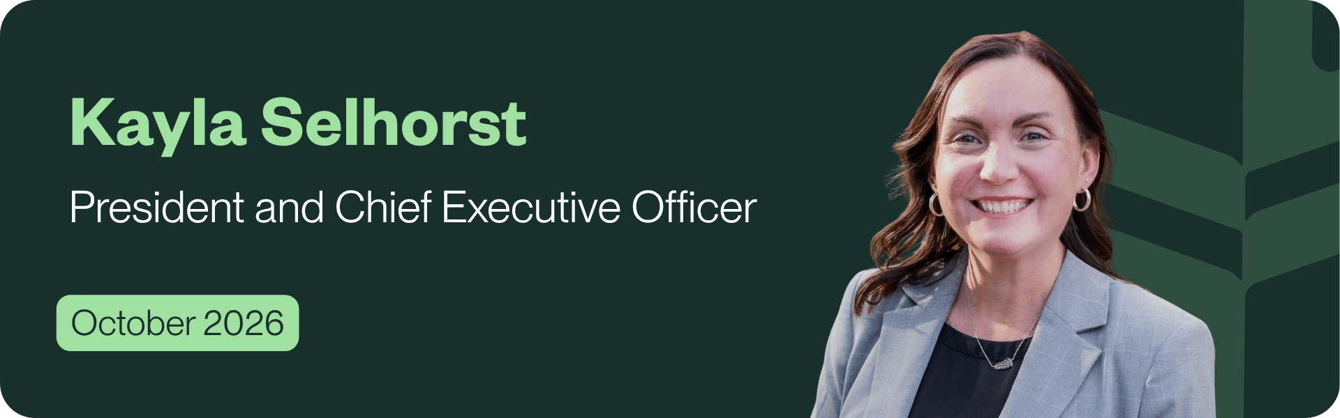 New CEO Banner New CEO Banner
